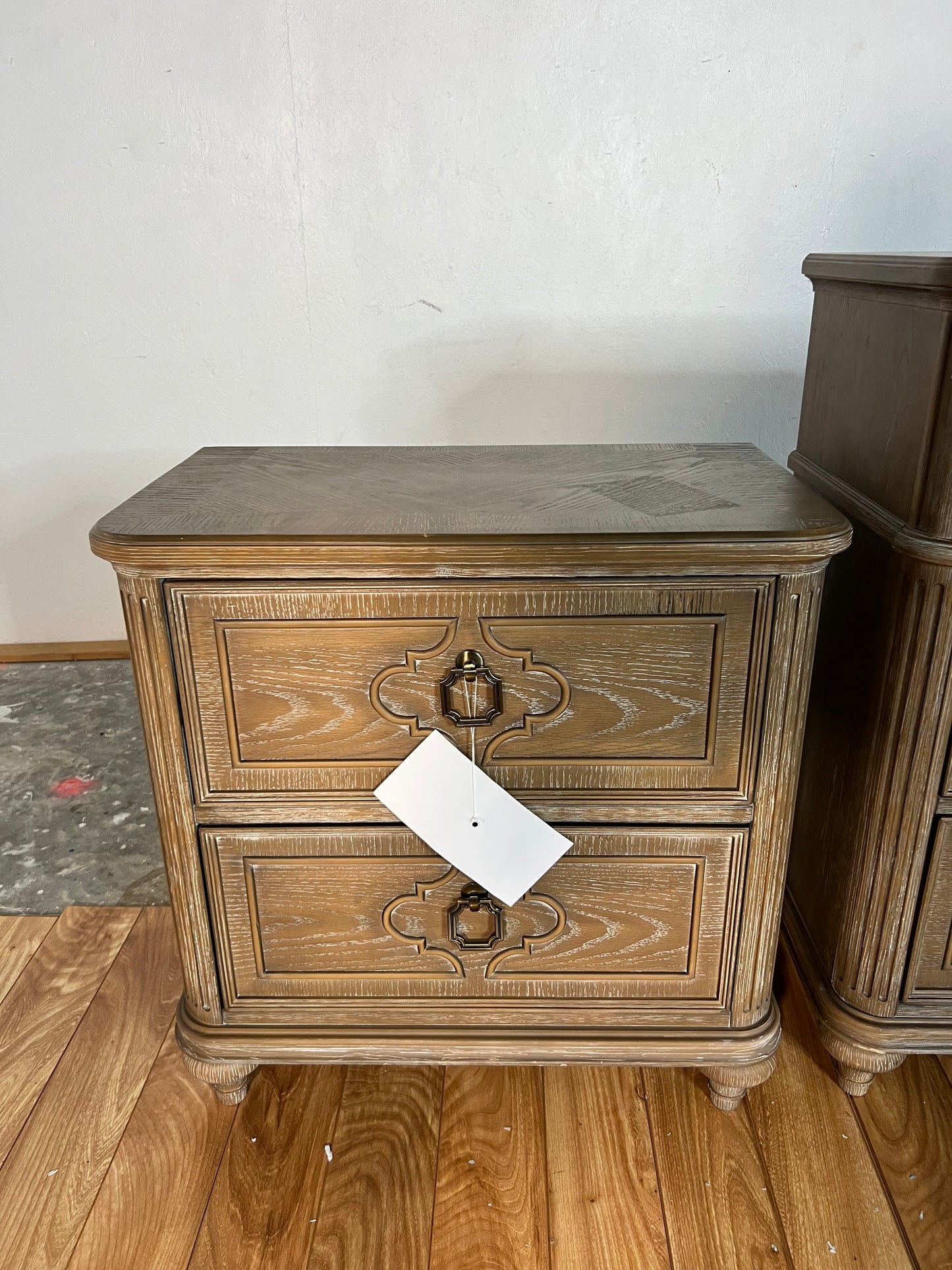 NEW Rustic Natural Oak Dresser and Nightstand Set
