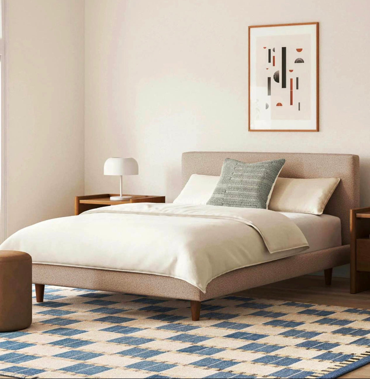 NEW Article “Tessu” Full-Size Low Profile Bed