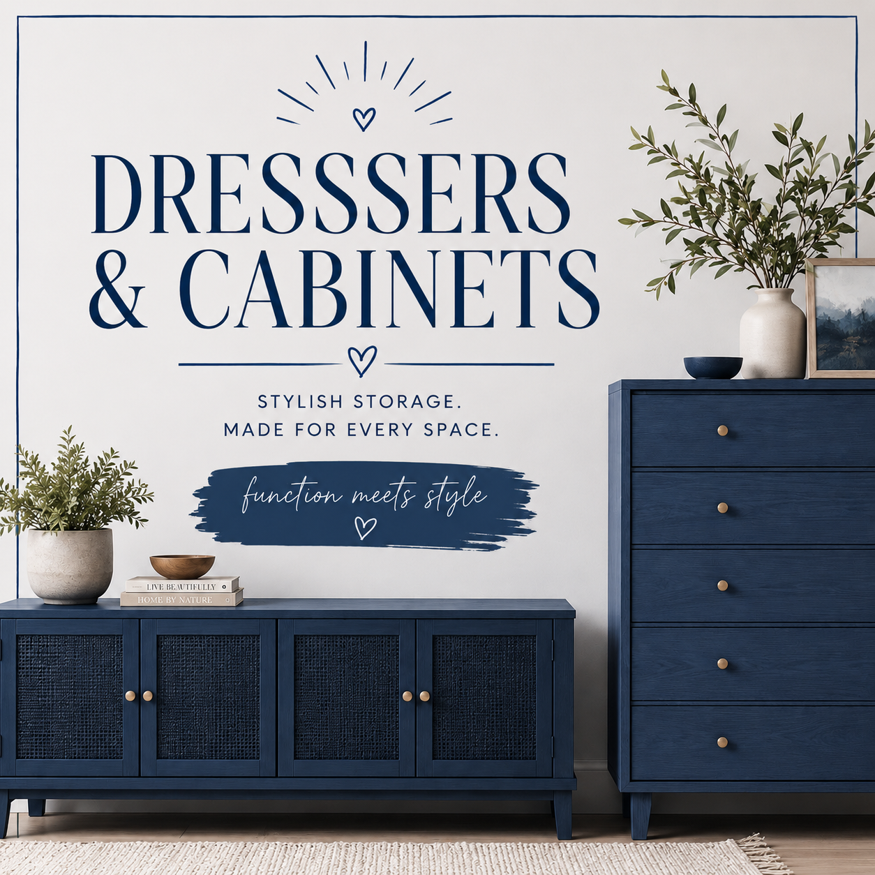 Dessers, Cabinets & Storage