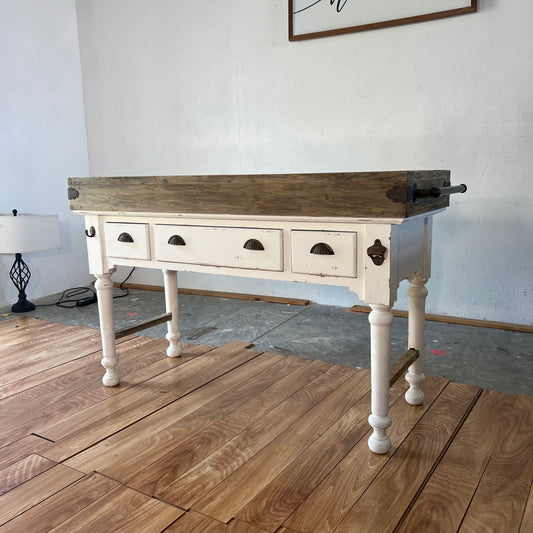 NEW Farmhouse Kitchen Islamd with Marble Top