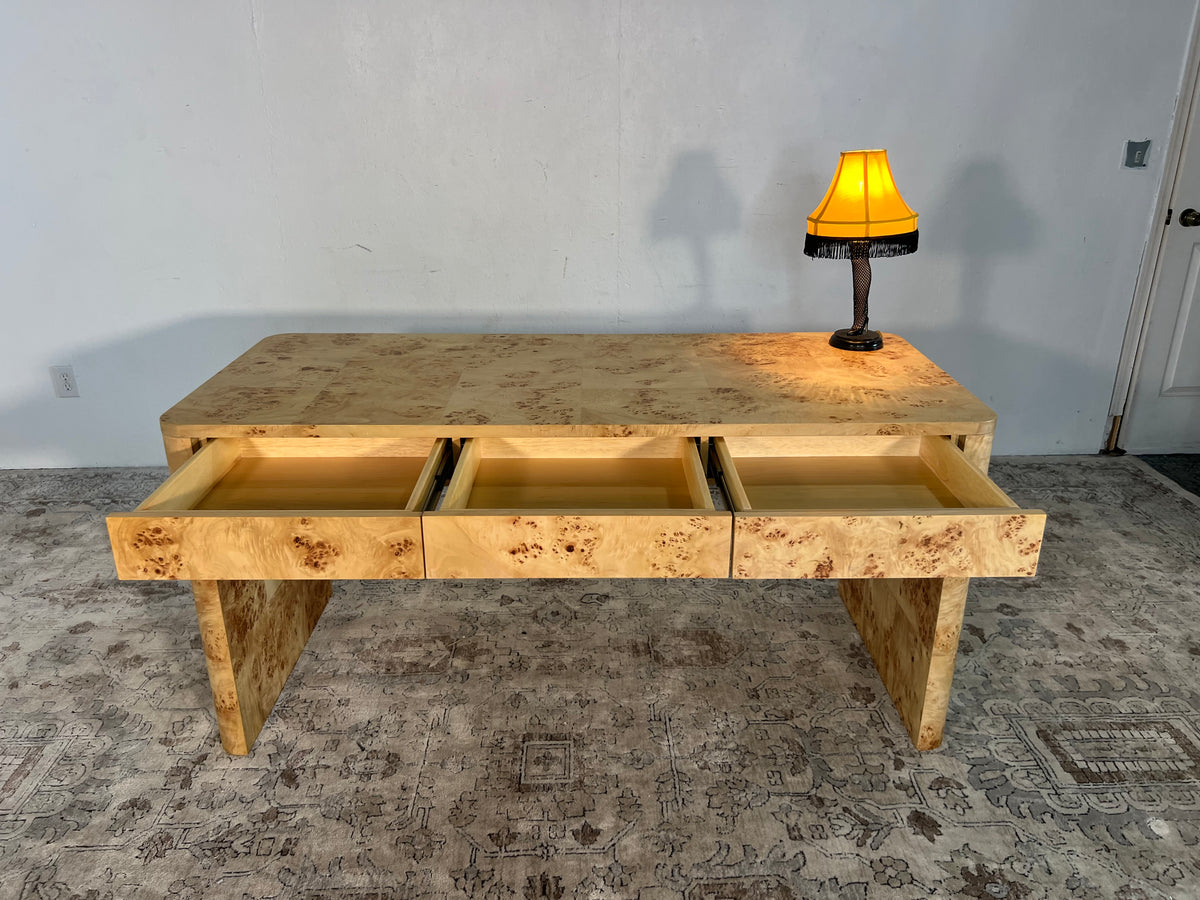 NEW Four Hands Mullins Burlwood Desk