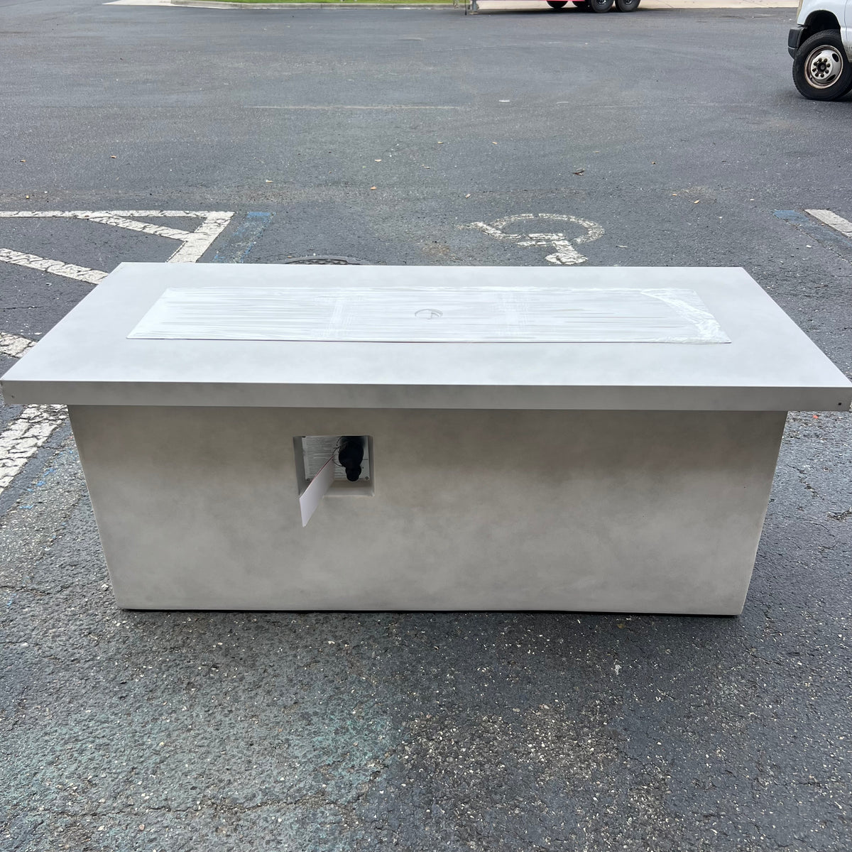 NEW Concrete Propane Firepit Table