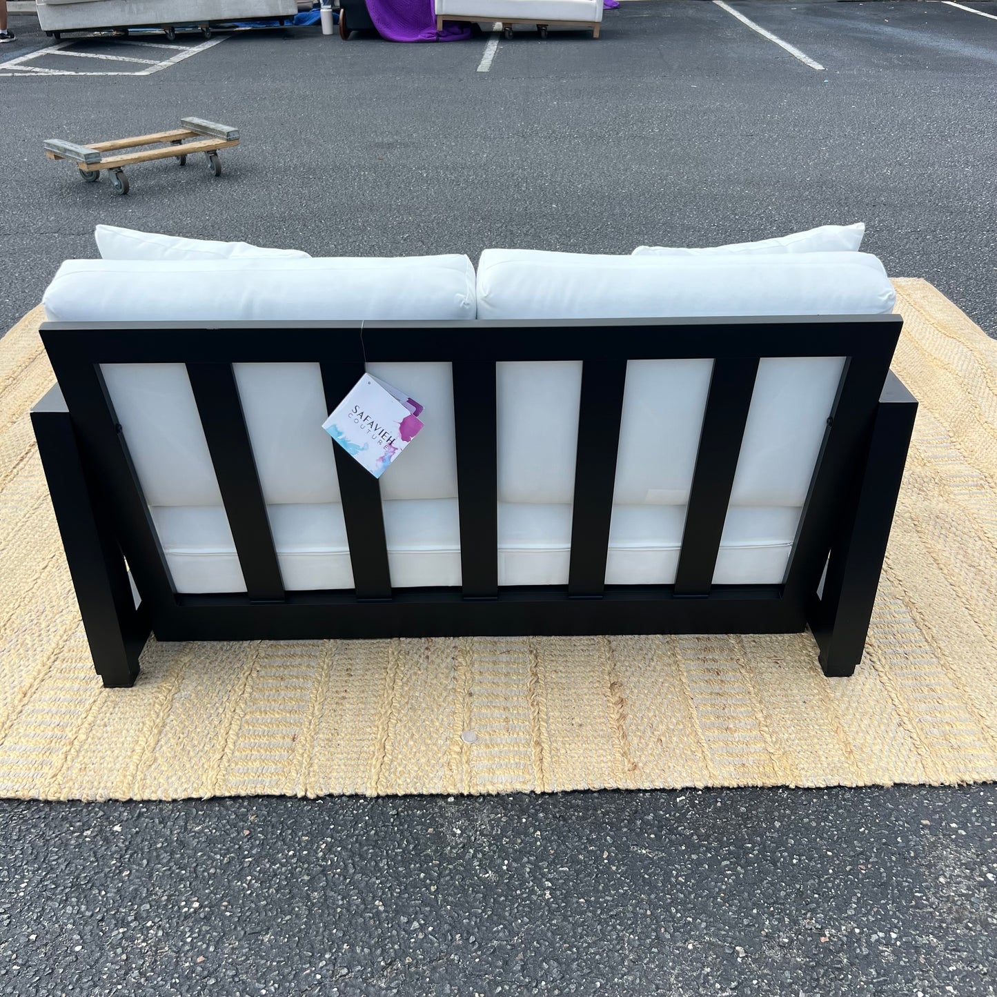 NEW Safaveih Outdoor Aluminum Patio Bench