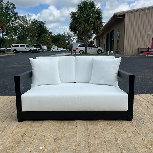 NEW Safaveih Outdoor Aluminum Patio Bench