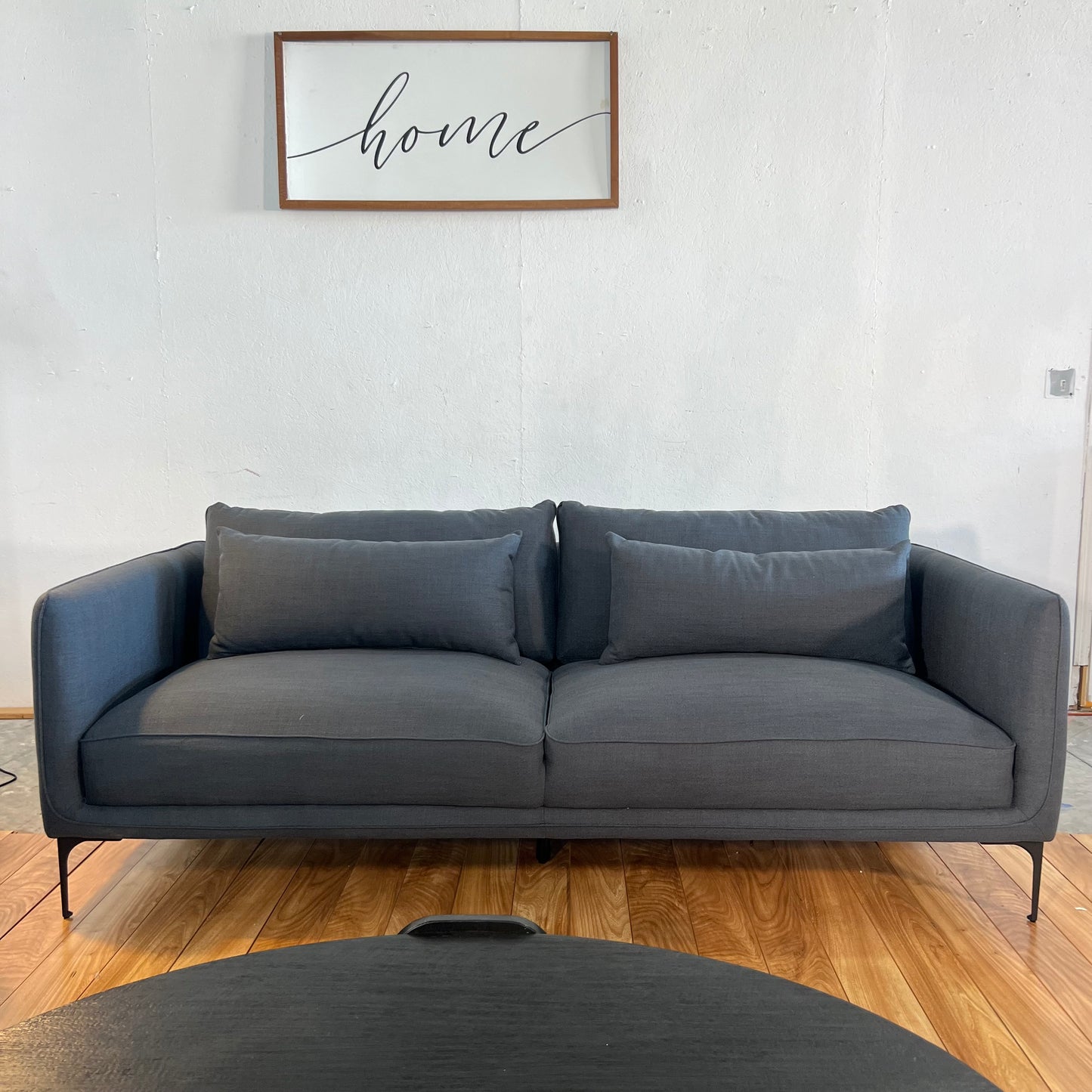 NEW AllModern Navy 2-Piece Living Room Sofa Set