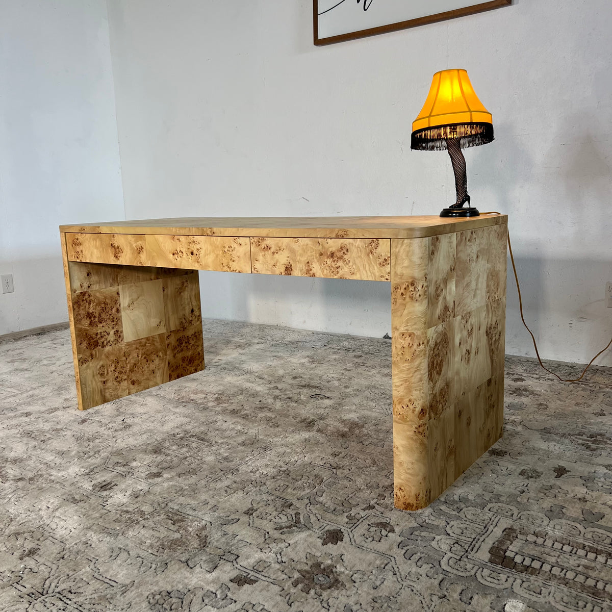 NEW Four Hands Mullins Burlwood Desk
