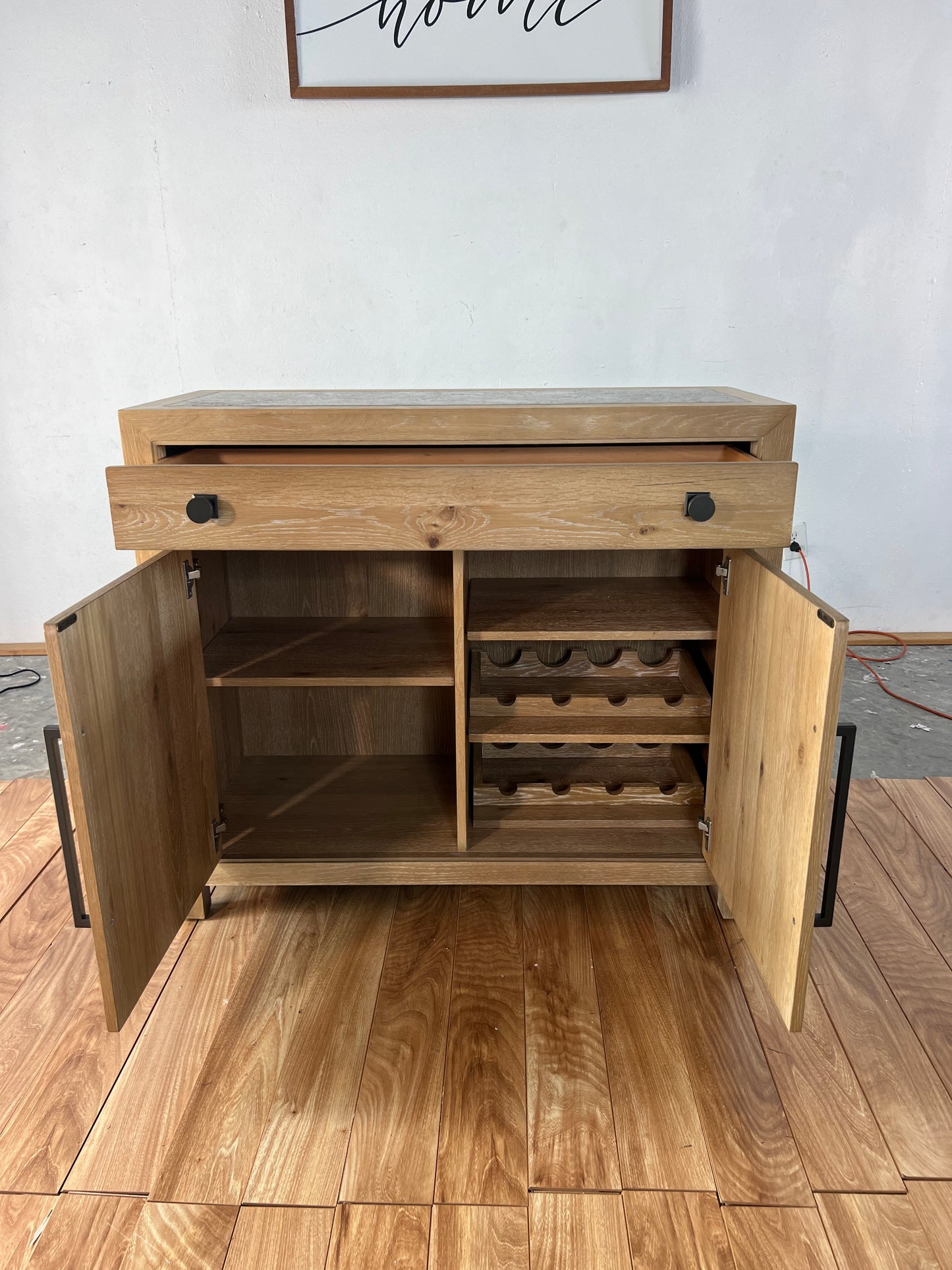 NEW Universal Furniture “Hayes” Solid Wood Bar Cabinet