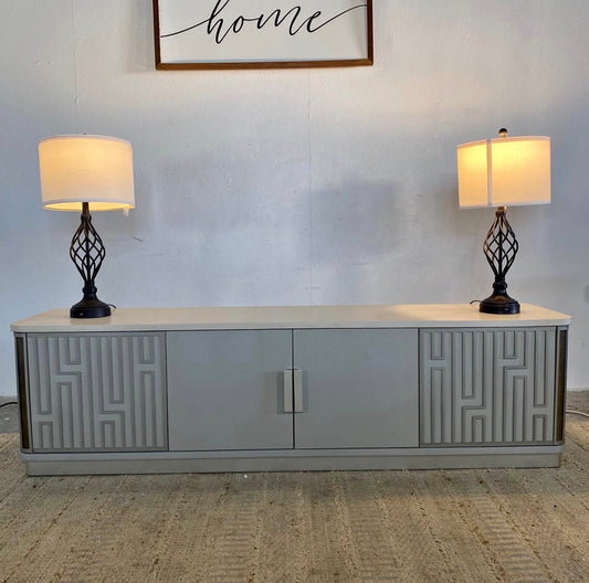 NEW Michael Amini 80” Tv Stand