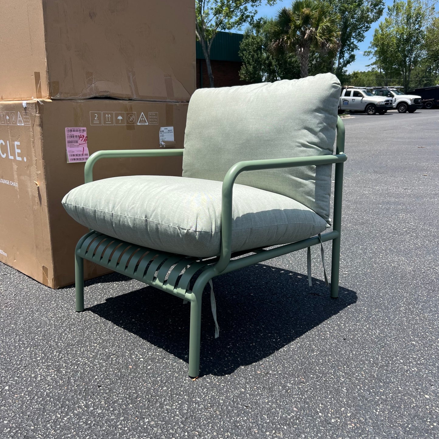 NEW Article Sarek 31.5” Outdoor Lounge Chair Set