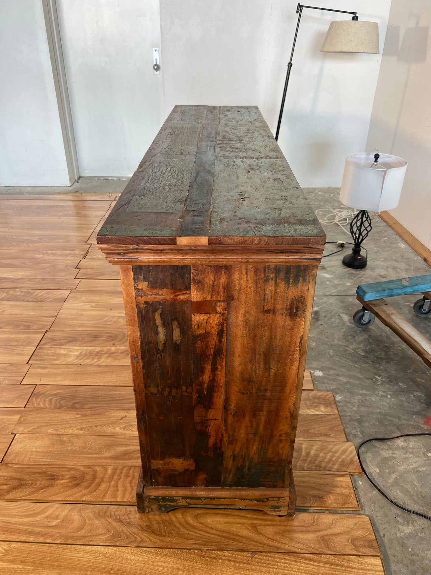 NEW Solid Reclaimed Mango Wood Sideboard Cabinet