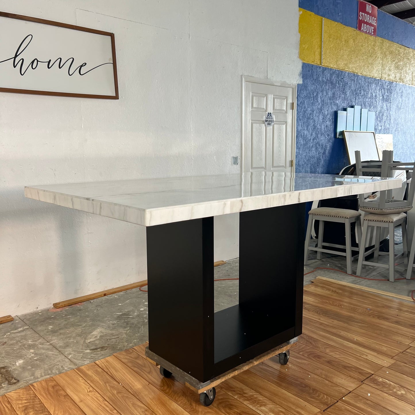 NEW Marble Counter Height Dining Table