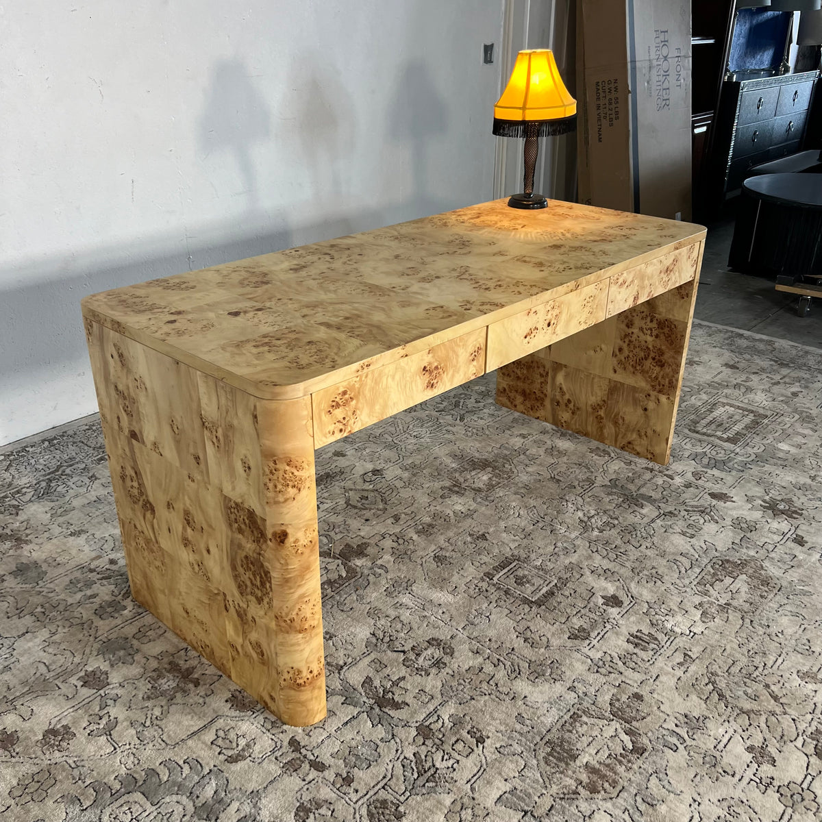 NEW Four Hands Mullins Burlwood Desk