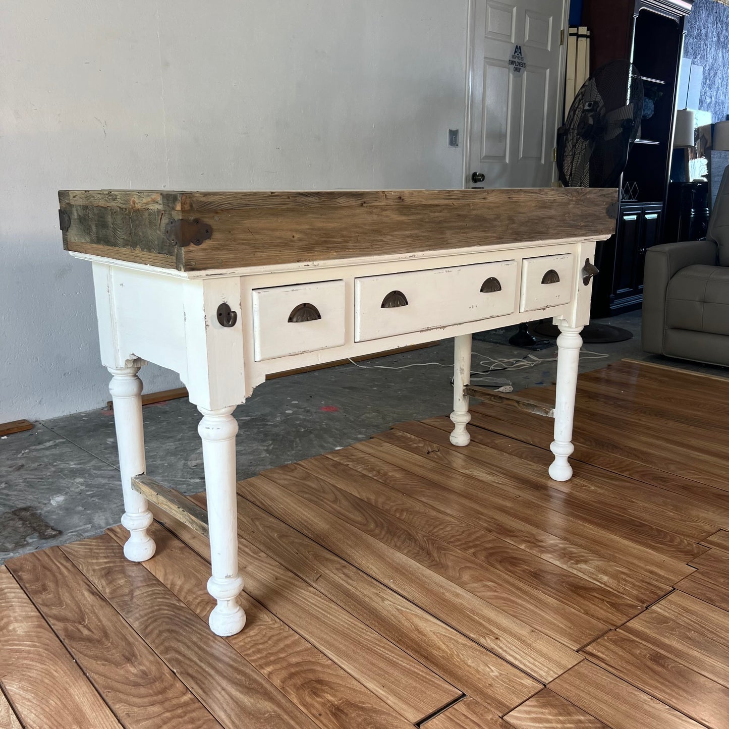 NEW Farmhouse Kitchen Islamd with Marble Top