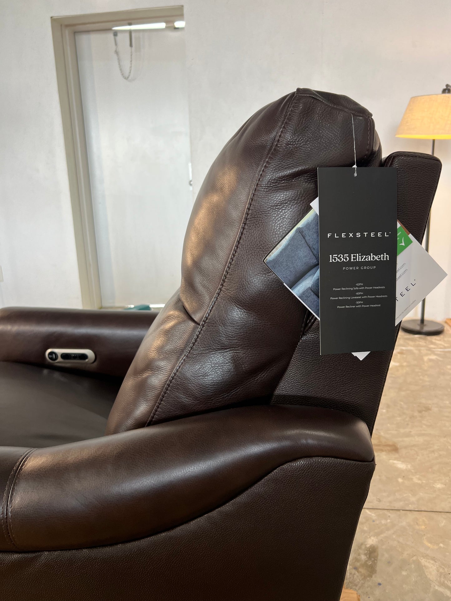 FlexSteel Elizabeth Brown Power Recliner Chair