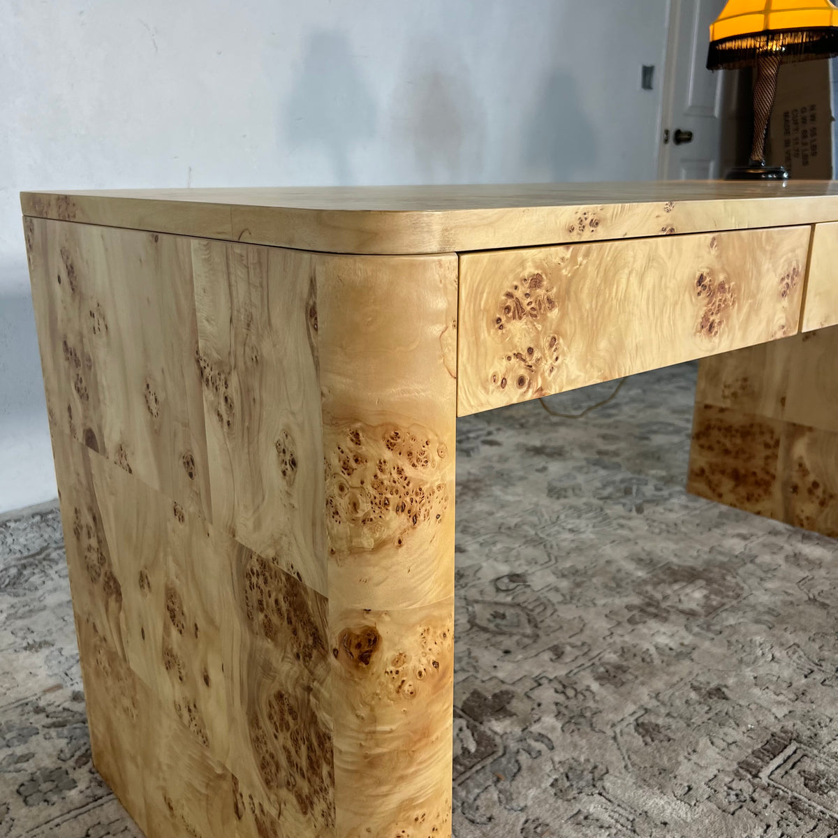 NEW Four Hands Mullins Burlwood Desk
