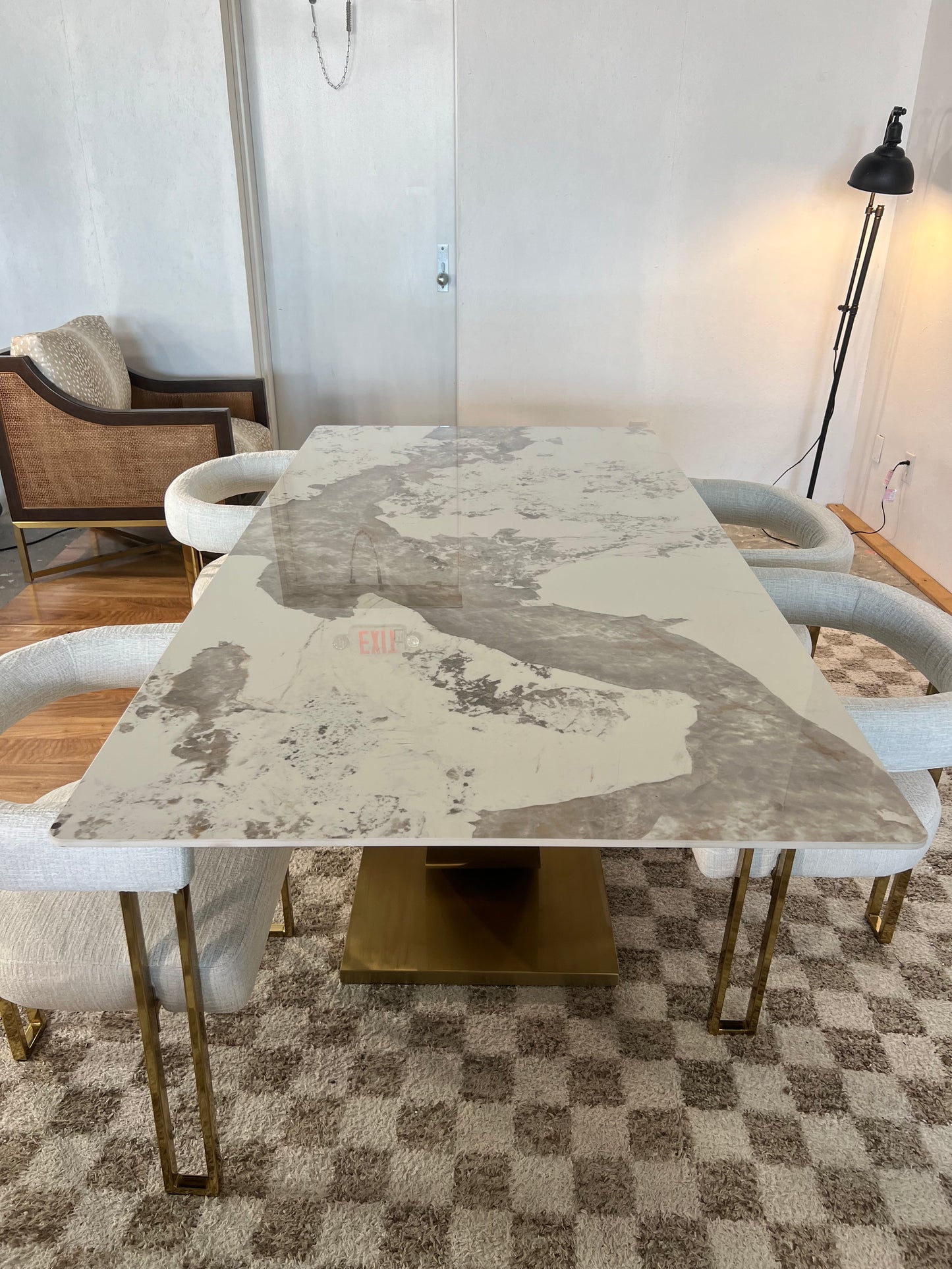 NEW 5-Piece Sintered Stone Dining Set