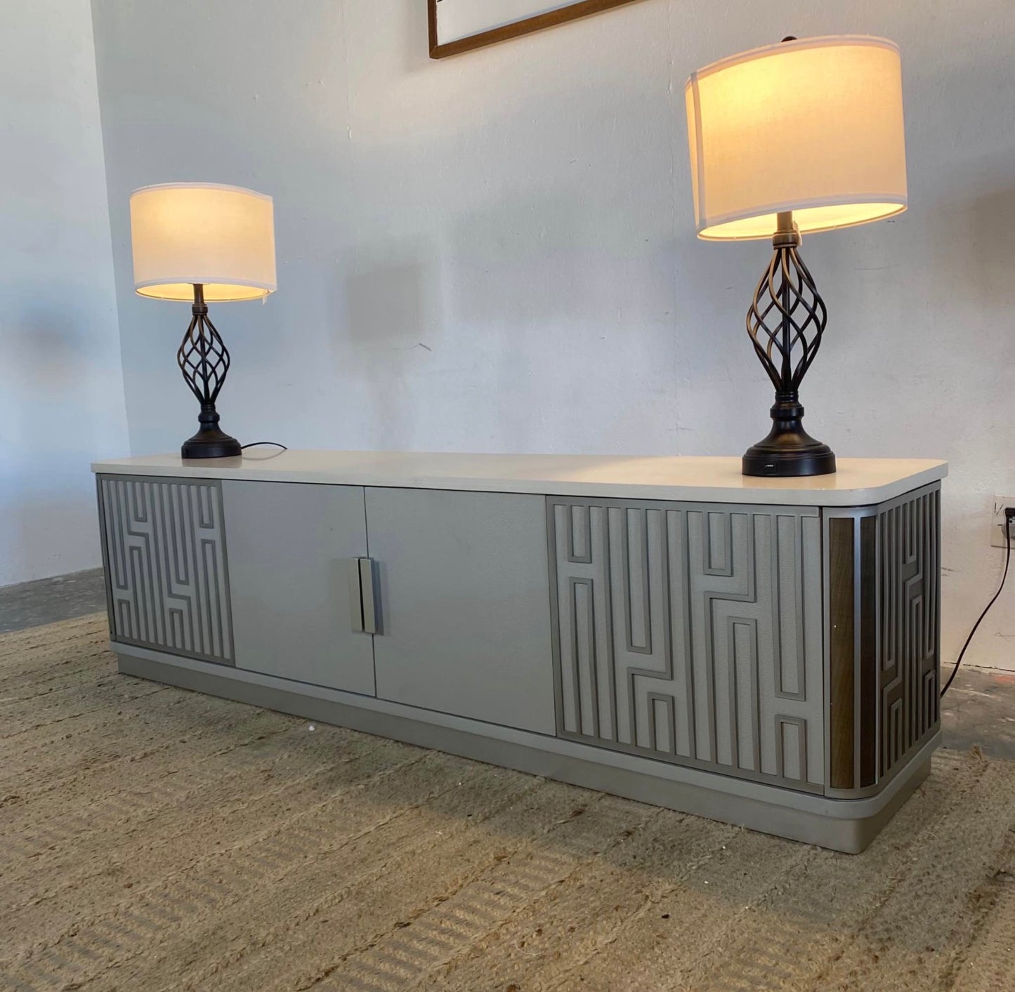 NEW Michael Amini 80” Tv Stand