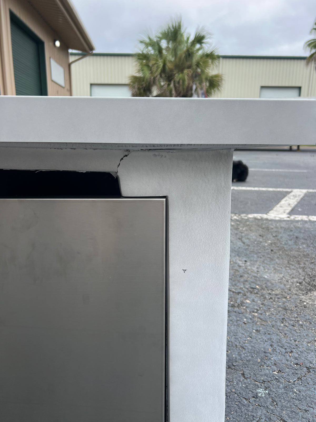 NEW Concrete Propane Firepit Table